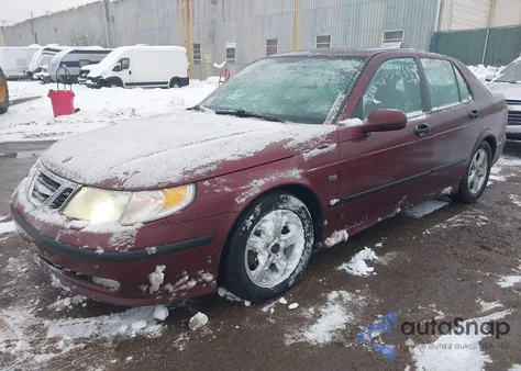 2004 Saab 9-5 Arc from USA, damaged, VIN YS3ED49A143511016